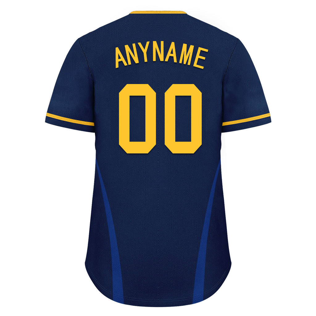 Custom Wisconsin Personalized Authentic Baseball Jersey BSBJ01-E06042-17Q