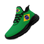 Custom 2026 World Cup Brazil Sneakers DIY Country Flag Running Shoes Lightweight Sport Shoes Gift for Football Fans Personalized Team Name and Logo FN079-F027049-1