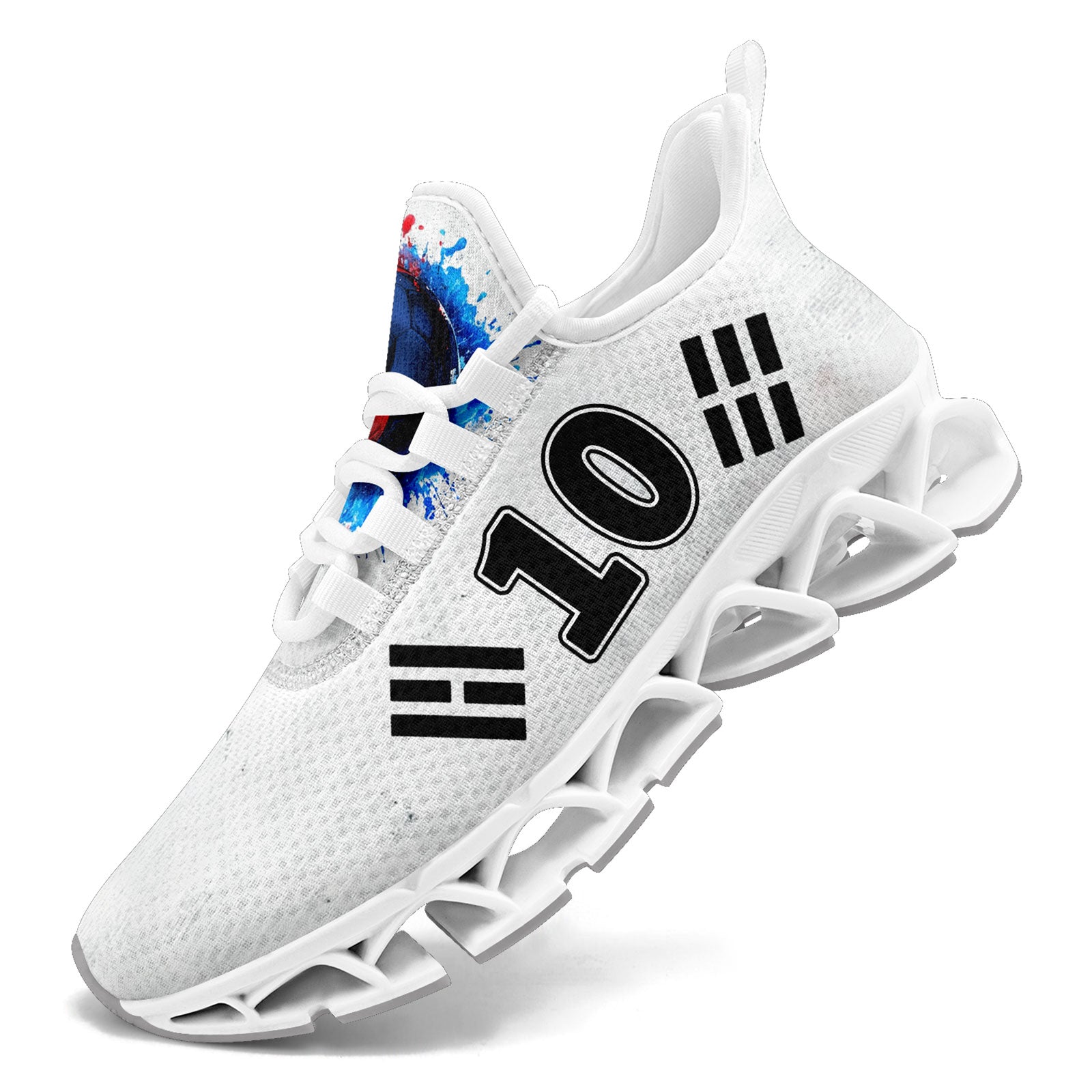 Custom South Korea 2026 World Cup Sneakers DIY Country Flag Running Shoes Lightweight Sport Shoes Gift for Football Fans Personalized Team Name and Logo FN003XD-F009063-1