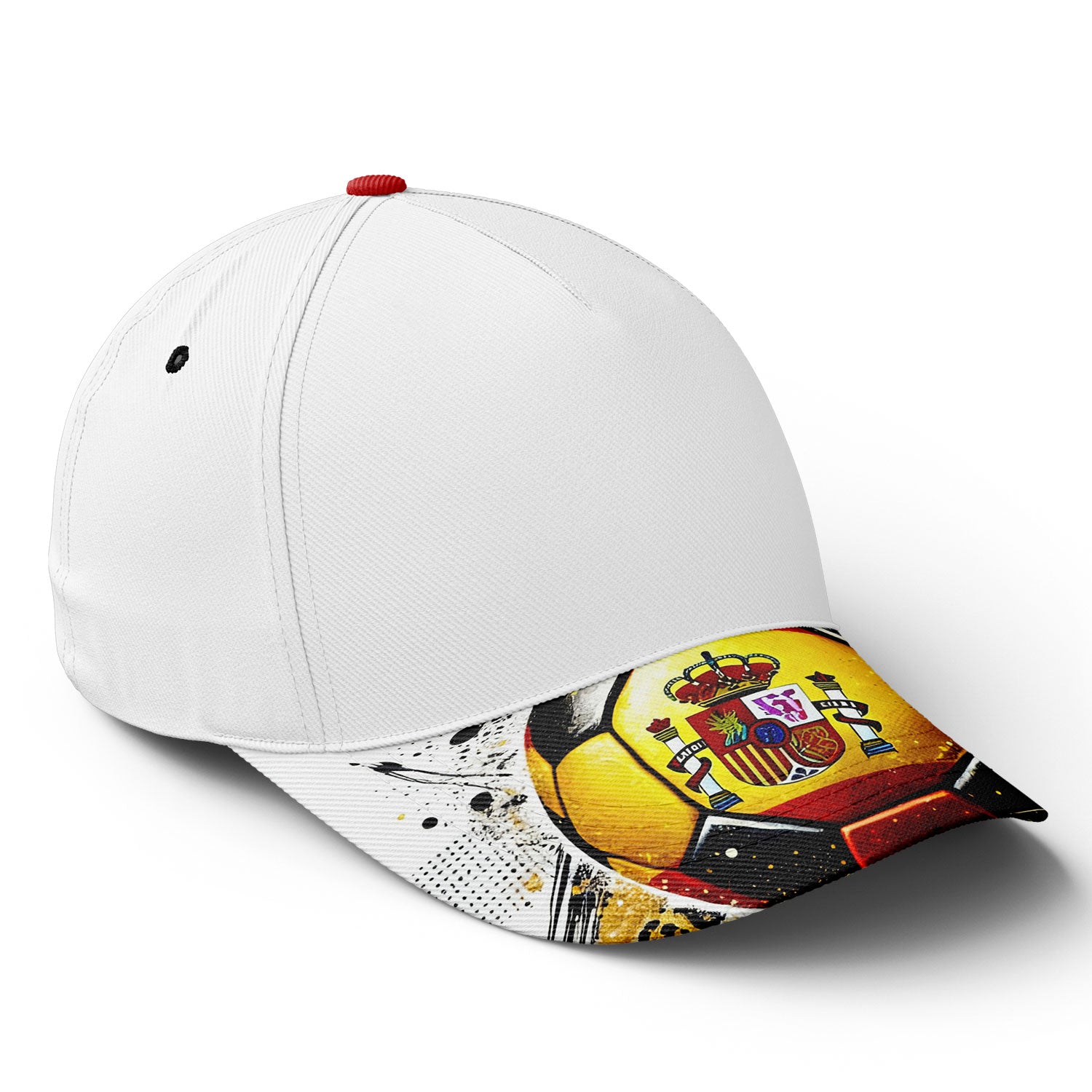 Personalized 2026 Spain Soccer Fan Hat - Add Your Name & Design Custom 2026 Football Tournament Hat YW061-F025073-4