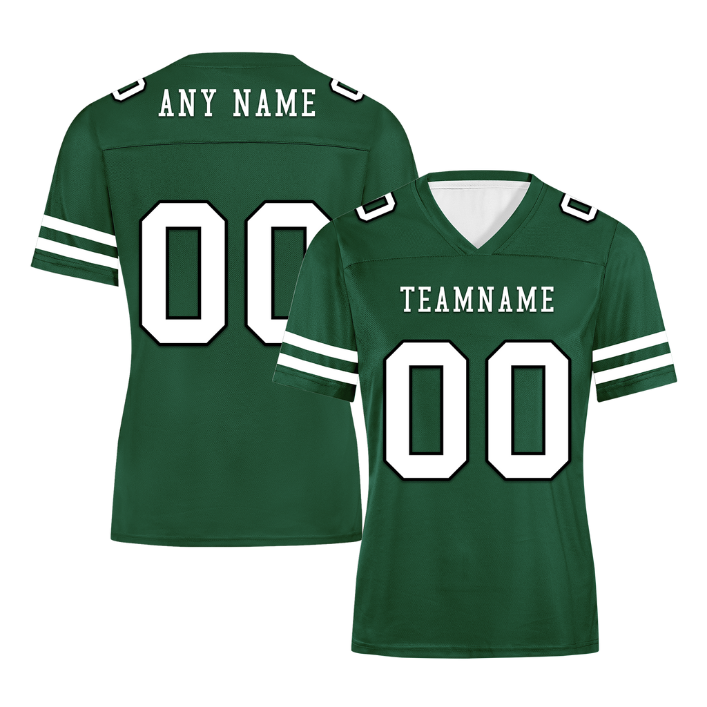 Custom Green Classic Style Personalized Authentic Football Jersey FBJ02-bd0a70a9