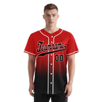 Custom Red Black Fade Fashion Personalized Authentic Baseball Jersey BSBJ01-D0a70ba