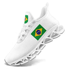 Custom 2026 World Cup Brazil Sneakers DIY Country Flag Running Shoes Lightweight Sport Shoes Gift for Football Fans Personalized Team Name and Logo FN003XD-F027047-3