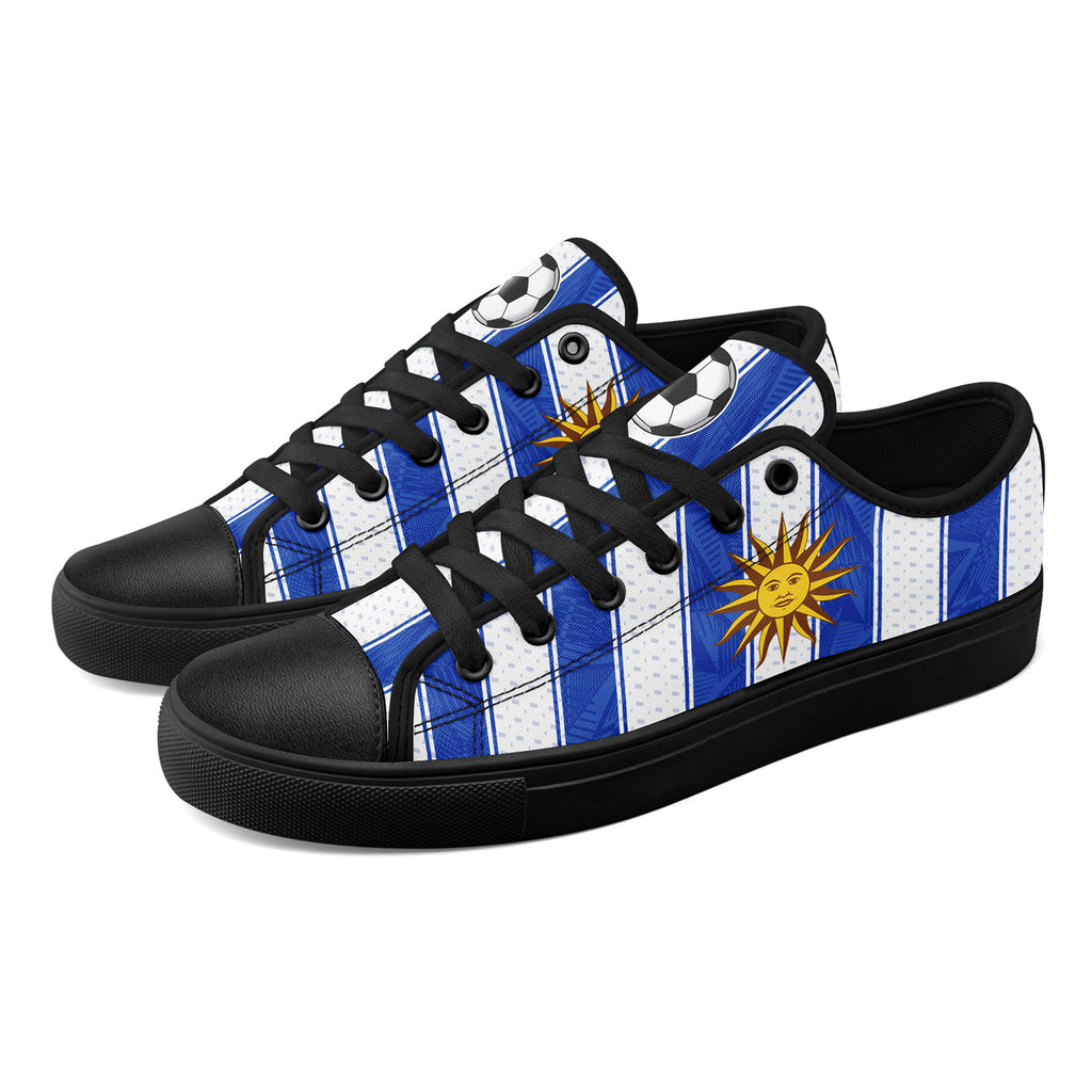 Custom Uruguay 2026 World Cup Sneakers DIY Country Flag Running Shoes Lightweight Sport Shoes Gift for Football Fans Personalized Team Name and Logo FN027-F009107-3