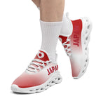 Custom Japan 2026 World Cup Sneakers DIY Country Flag Running Shoes Lightweight Sport Shoes Gift for Football Fans Personalized Team Name and Logo FN003-F025044-2