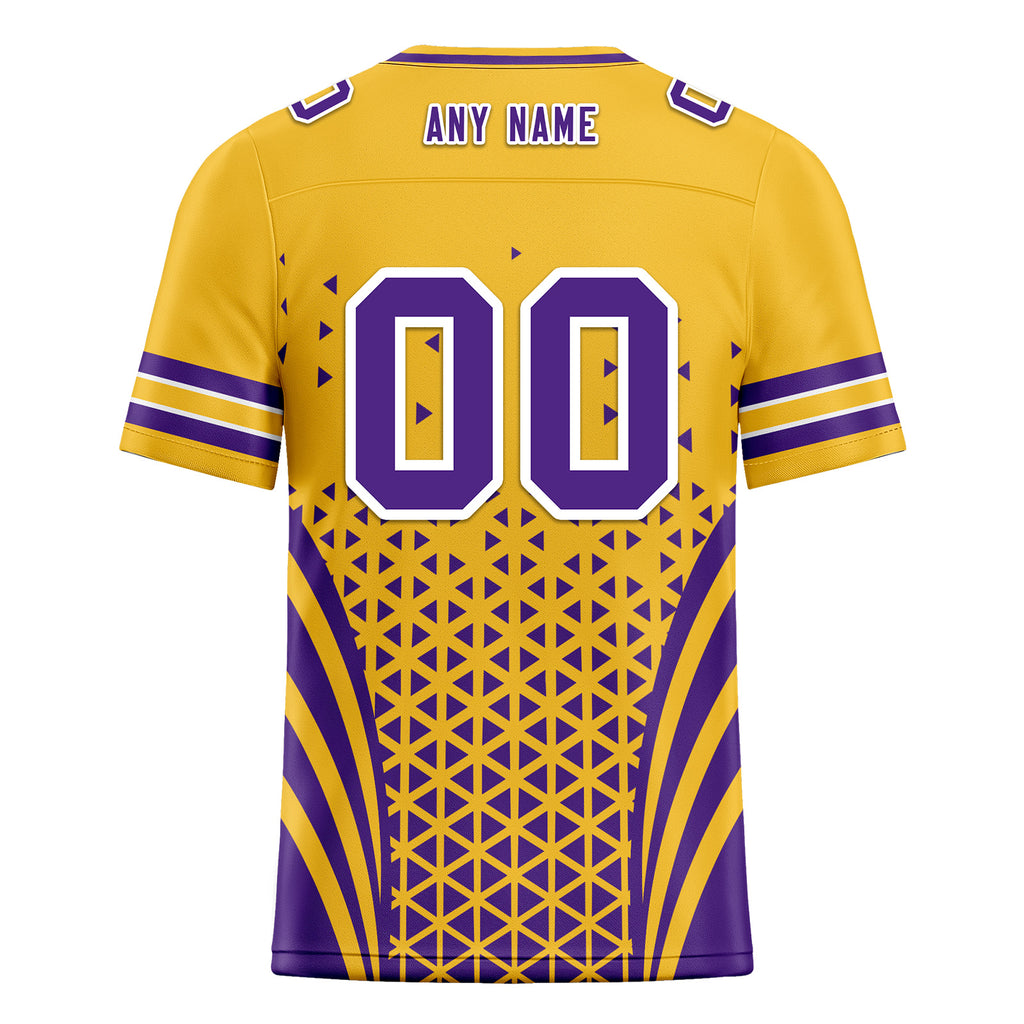 Custom Purple White Minnesota Personalized Authentic Football Jersey FBJ02-D023033-17