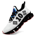 Custom South Korea 2026 World Cup Sneakers DIY Country Flag Running Shoes Lightweight Sport Shoes Gift for Football Fans Personalized Team Name and Logo FN003XD-F009063-1