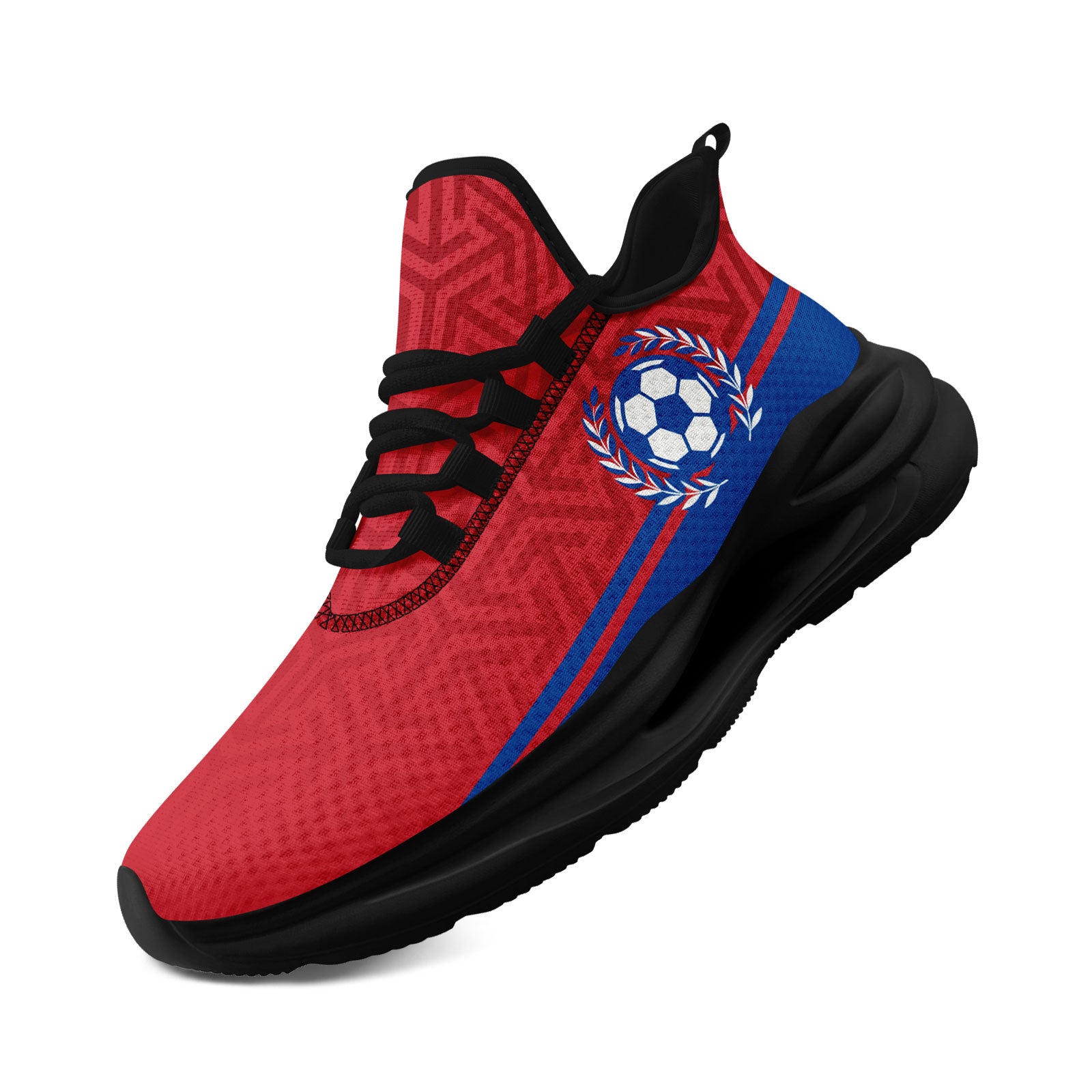 Custom South Korea 2026 World Cup Sneakers DIY Country Flag Running Shoes Lightweight Sport Shoes Gift for Football Fans Personalized Team Name and Logo FN079-F009131-1