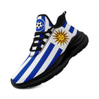 Custom Uruguay 2026 World Cup Sneakers DIY Country Flag Running Shoes Lightweight Sport Shoes Gift for Football Fans Personalized Team Name and Logo FN079-F009082-4