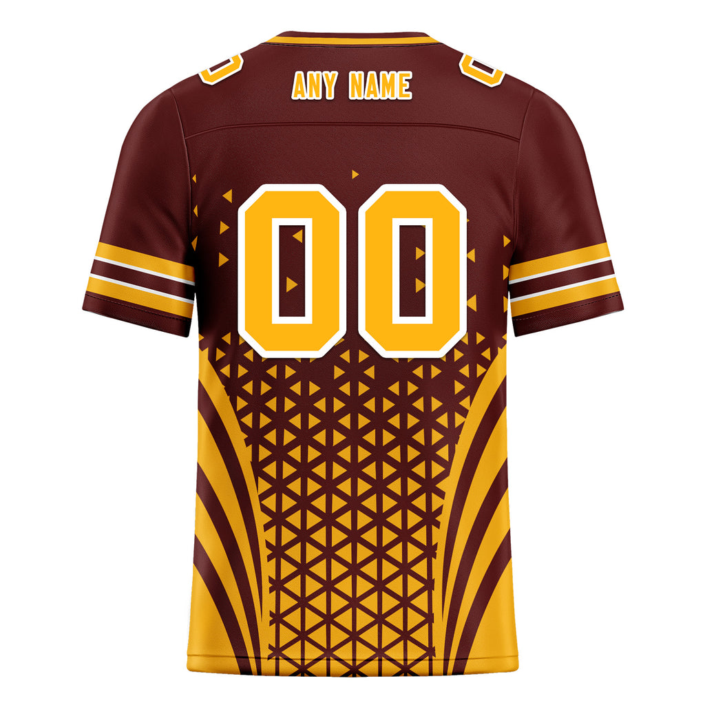 Custom Deep Red White Washington Football Jersey and Sports Shoes Combo Offer Personalized Combo ZH-D023031-31