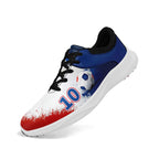 Custom South Korea 2026 World Cup Sneakers DIY Country Flag Running Shoes Lightweight Sport Shoes Gift for Football Fans Personalized Team Name and Logo FN062-F009110-3