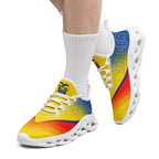 Custom Ecuador 2026 World Cup Sneakers DIY Country Flag Running Shoes Lightweight Sport Shoes Gift for Football Fans Personalized Team Name and Logo FN003-F009077-3