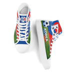 Custom South Korea 2026 World Cup Sneakers DIY Country Flag Running Shoes Lightweight Sport Shoes Gift for Football Fans Personalized Team Name and Logo FN024-F009070-5