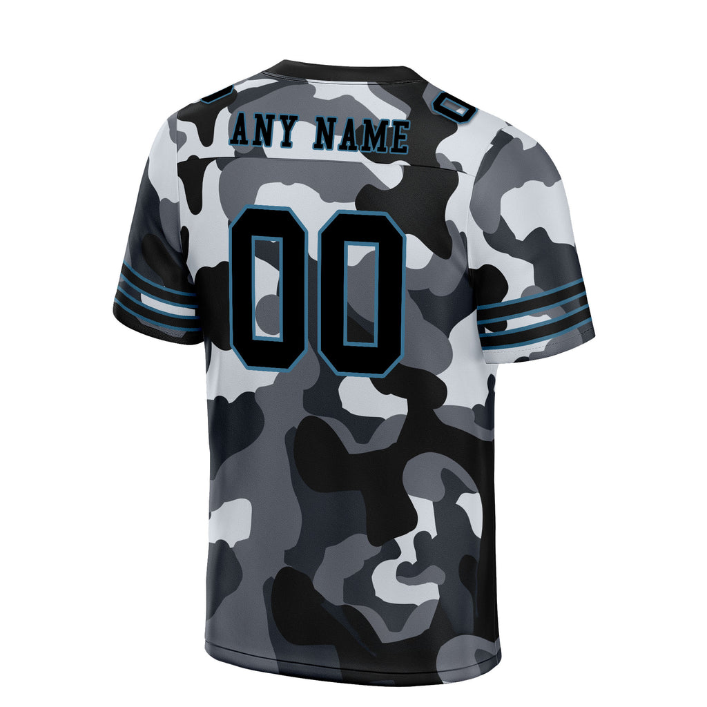 Custom Camo Personalized Authentic Football Jersey FBJ02-D06115