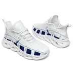 Custom Blue White Indianapolis MaxSoul Shoes and Hat Combo Offer Personalized Combo ZH-D020264-14