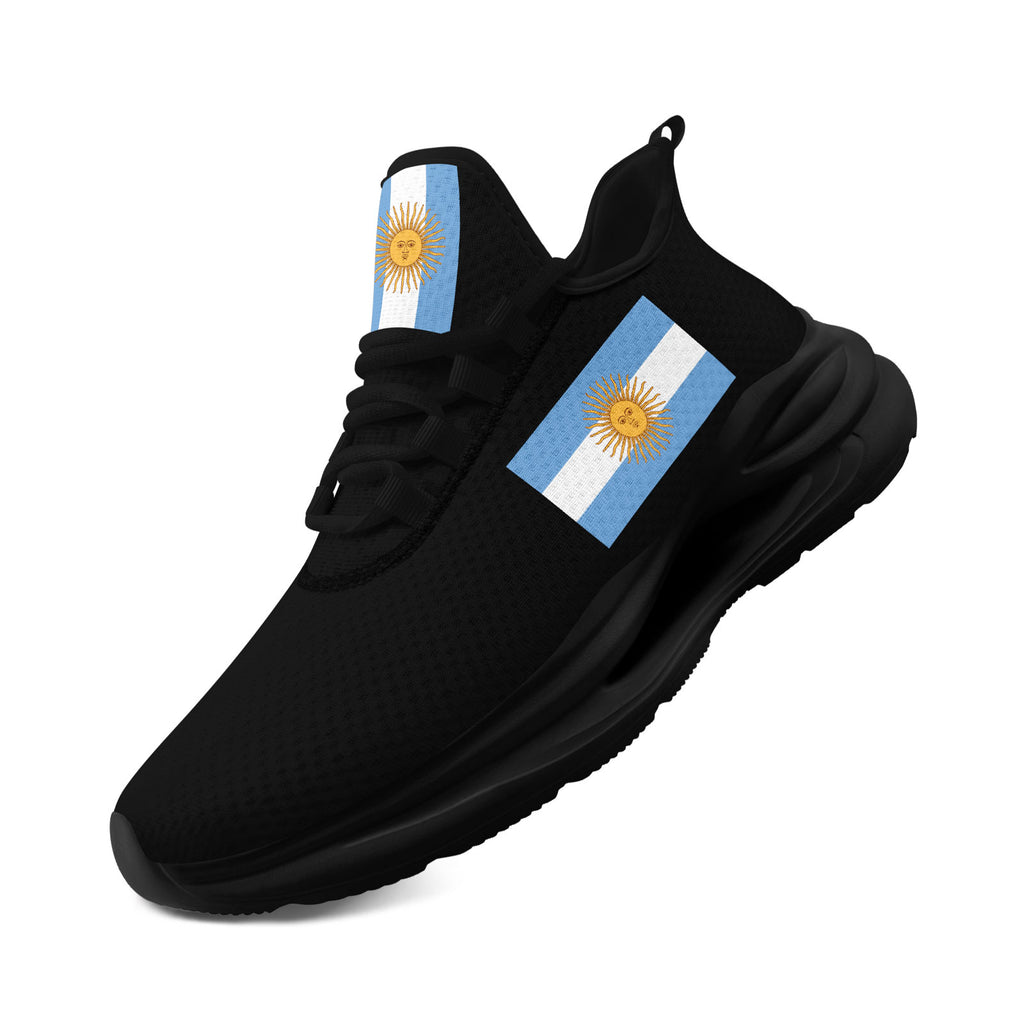 Custom 2026 World Cup Argentina Sneakers DIY Country Flag Running Shoes Lightweight Sport Shoes Gift for Football Fans Personalized Team Name and Logo FN079-F027048-4