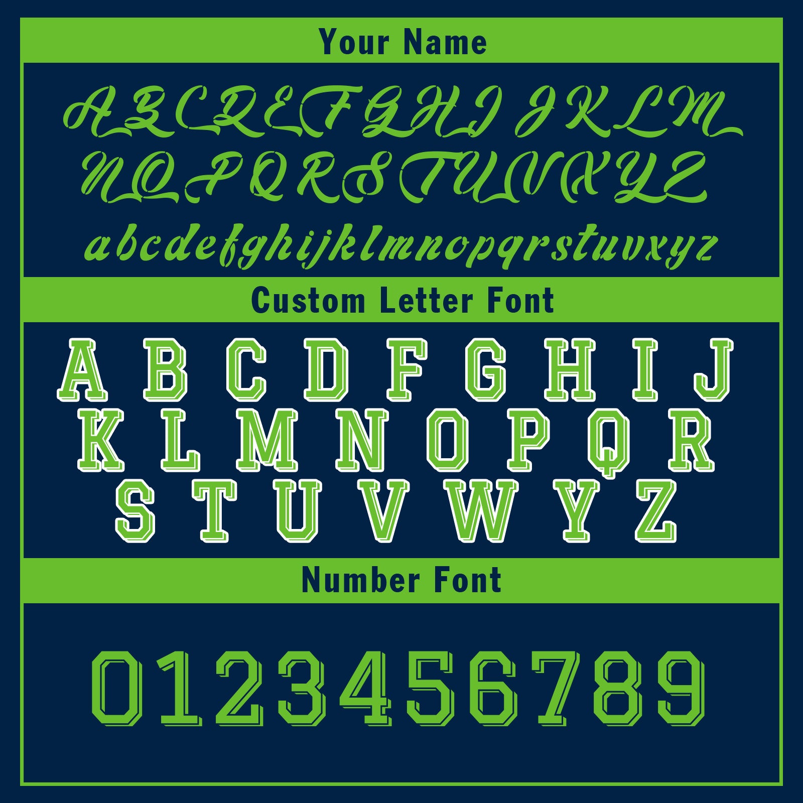 Custom Blue Green Seattle Jacket Bomber Full-Snap Varsity Letterman Personalized Jacket FZ005SX-D020290-27