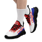 Custom Croatia 2026 World Cup Sneakers DIY Country Flag Running Shoes Lightweight Sport Shoes Gift for Football Fans Personalized Team Name and Logo FN003-F009104-4