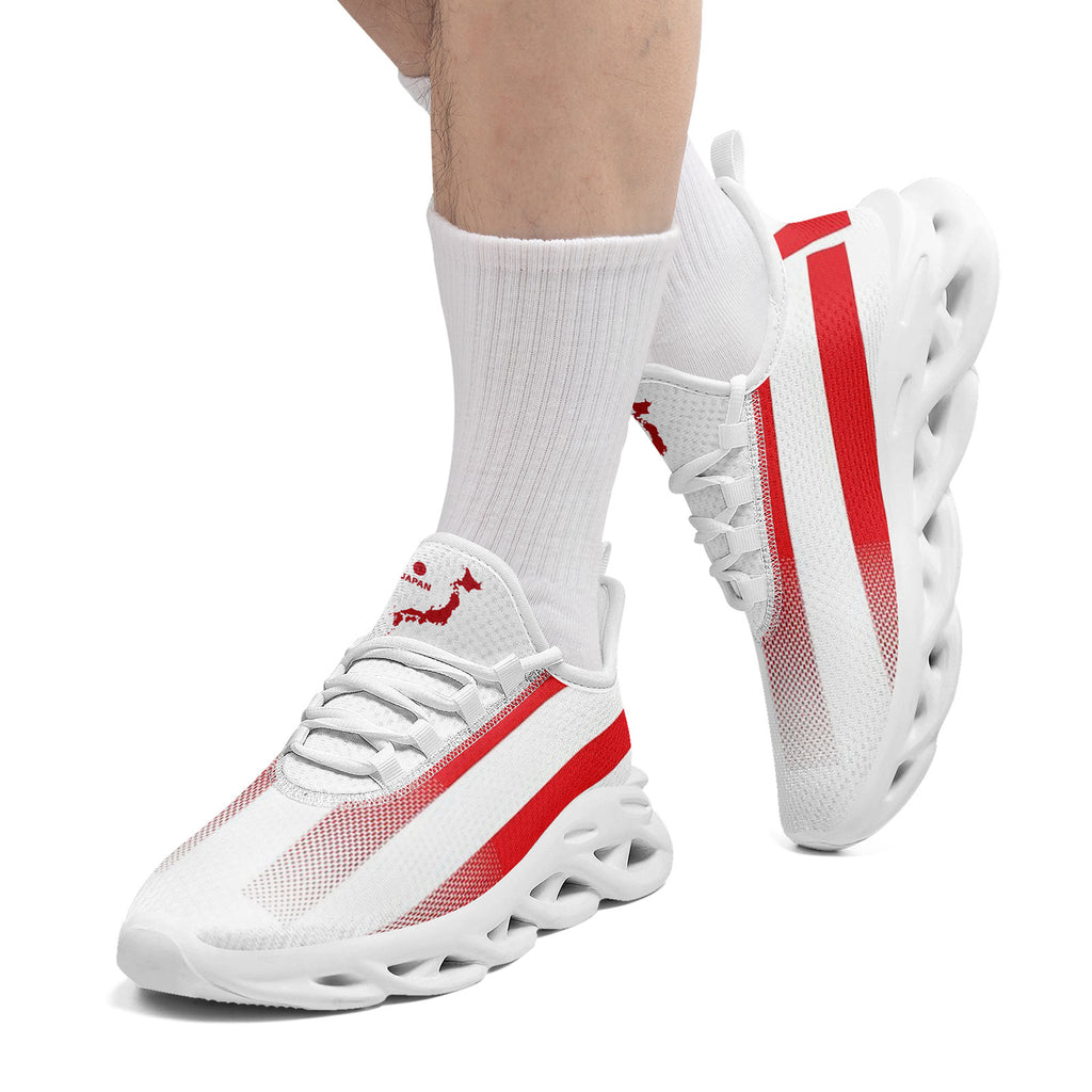 Custom Japan 2026 World Cup Sneakers DIY Country Flag Running Shoes Lightweight Sport Shoes Gift for Football Fans Personalized Team Name and Logo FN003-F025044-5