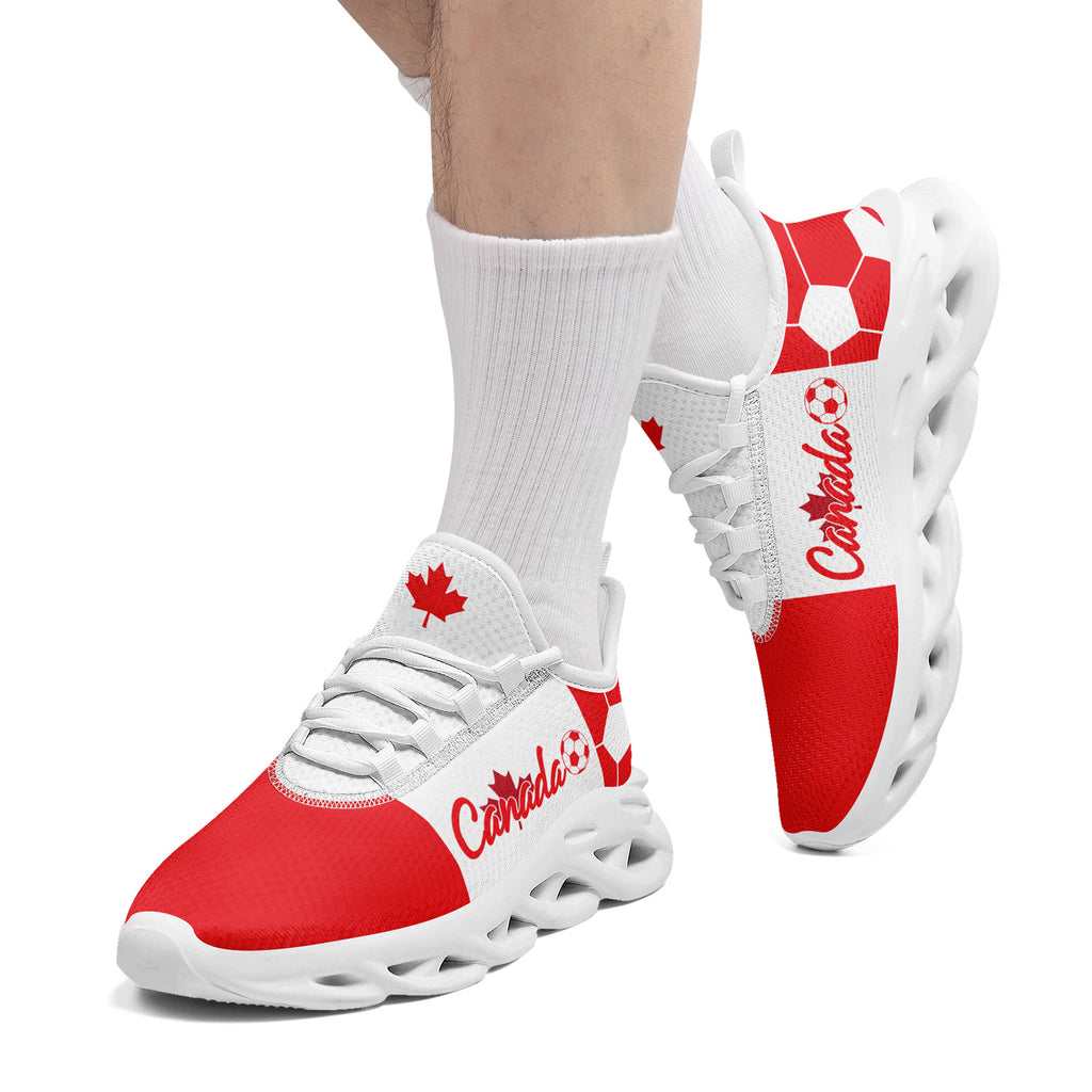 Custom 2026 World Cup Canada Sneakers DIY Country Flag Running Shoes Lightweight Sport Shoes Gift for Football Fans Personalized Team Name and Logo FN003-F023060-2