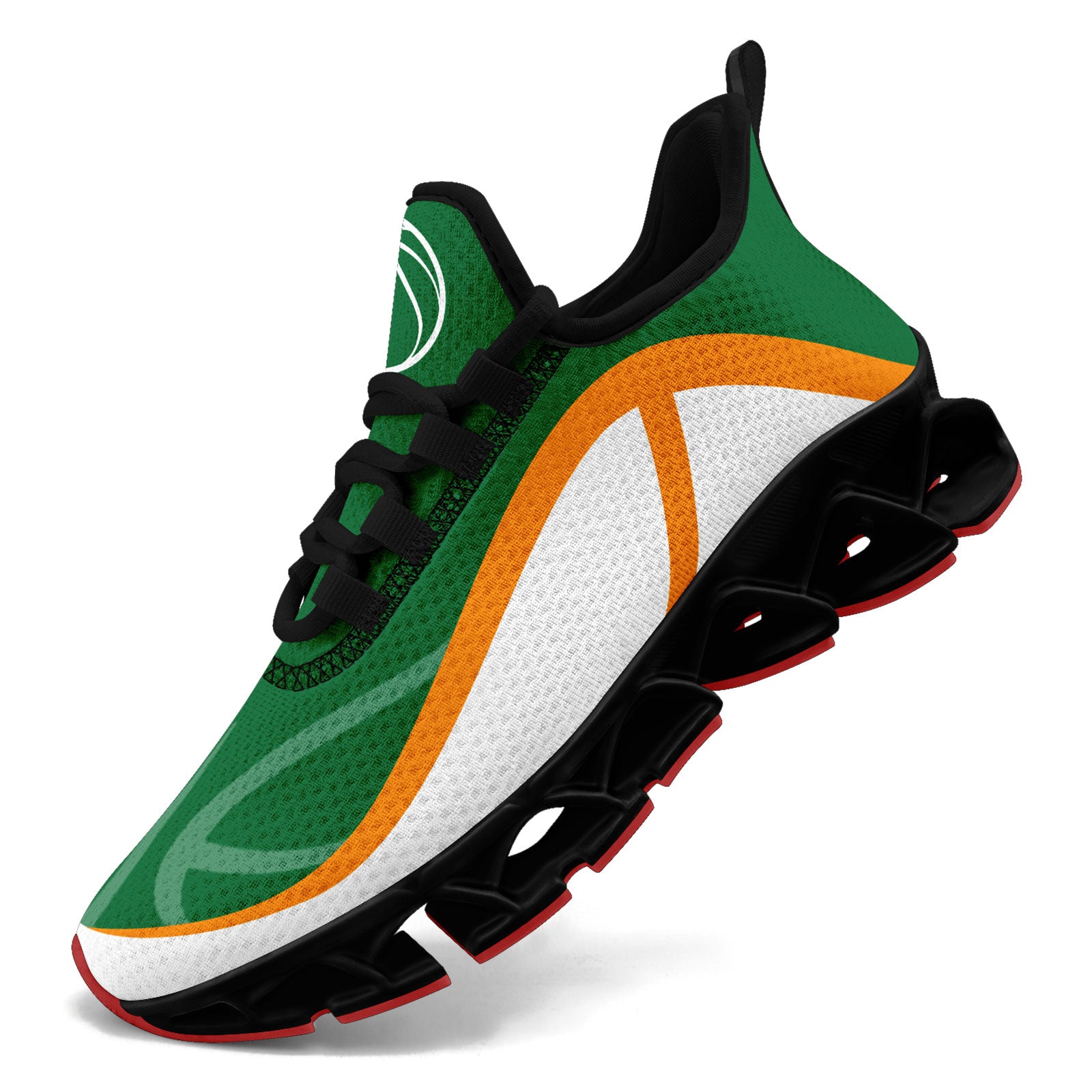 Custom Green Orange Maxsoul Shoes Personalized Sneaker FN003XD-D020391-18