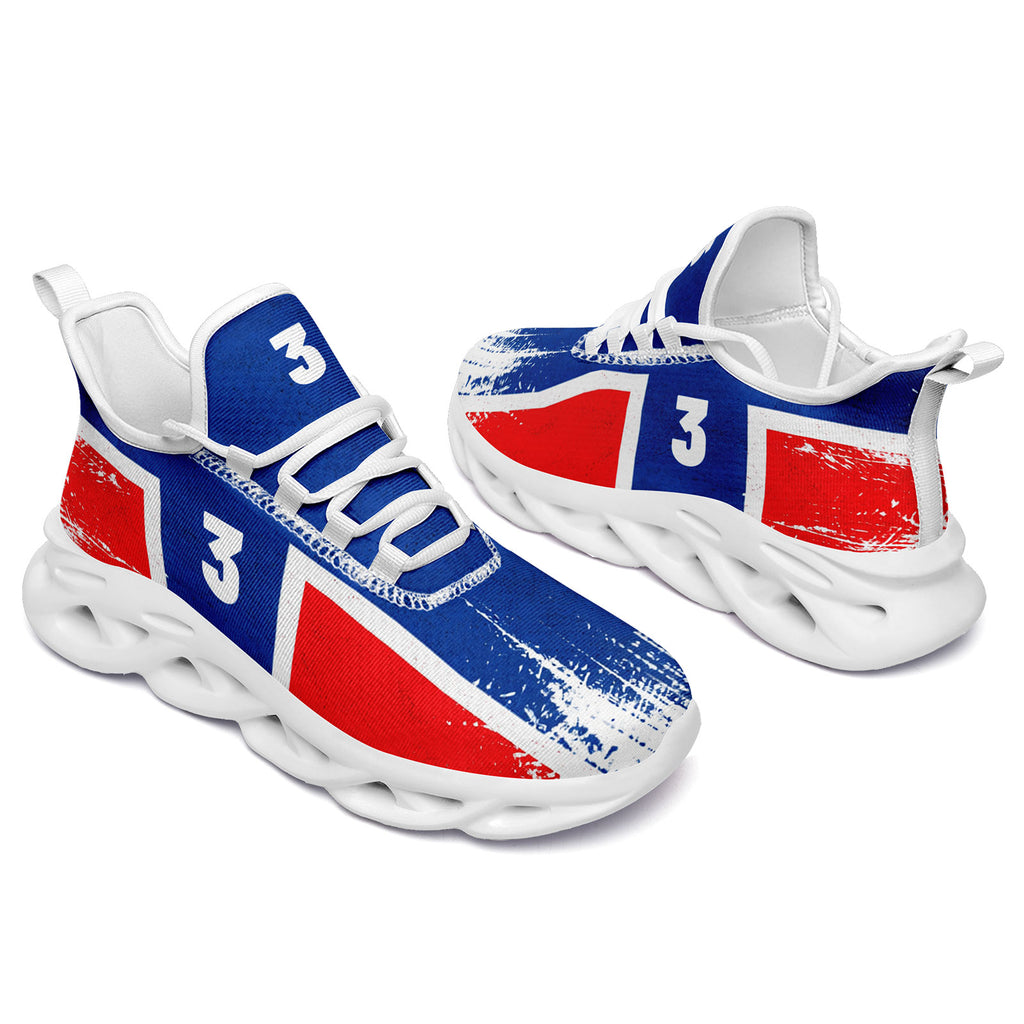 Custom 2026 World Cup Norway Sneakers DIY Country Flag Running Shoes Lightweight Sport Shoes Gift for Football Fans Personalized Team Name and Logo FN003-F027078-2