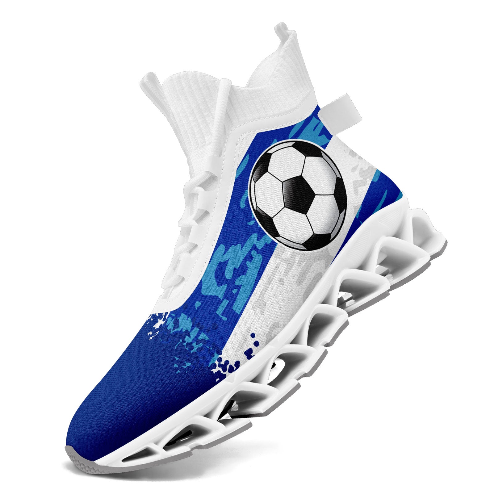 Custom Uruguay 2026 World Cup Sneakers DIY Country Flag Running Shoes Lightweight Sport Shoes Gift for Football Fans Personalized Team Name and Logo FN029XD-F009111-2
