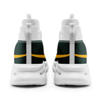 Custom Green Green Bay Football Jersey and Sports Shoes Combo Offer Personalized Combo ZH-D025008-13