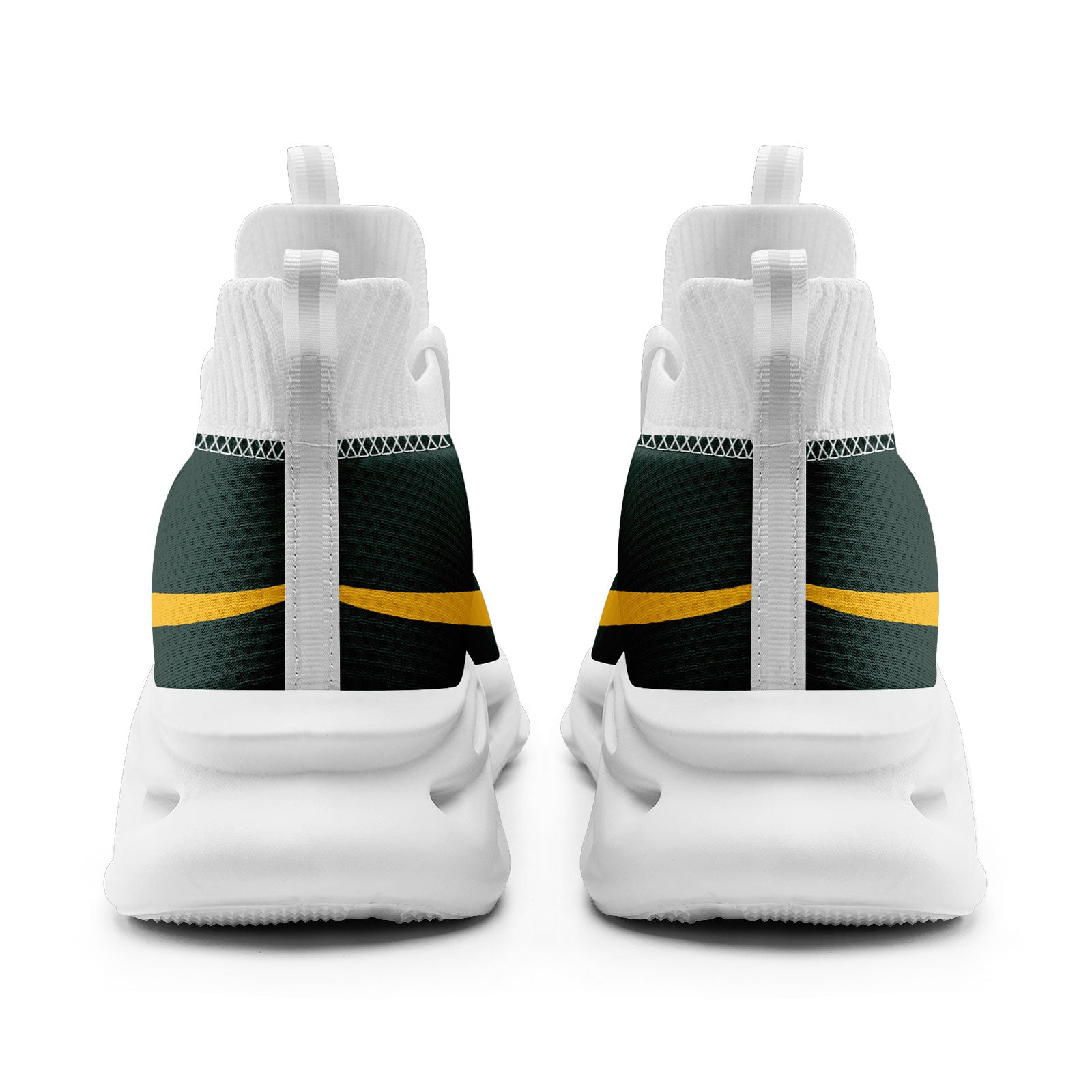 Custom Green Green Bay Football Jersey and Sports Shoes Combo Offer Personalized Combo ZH-D025008-13