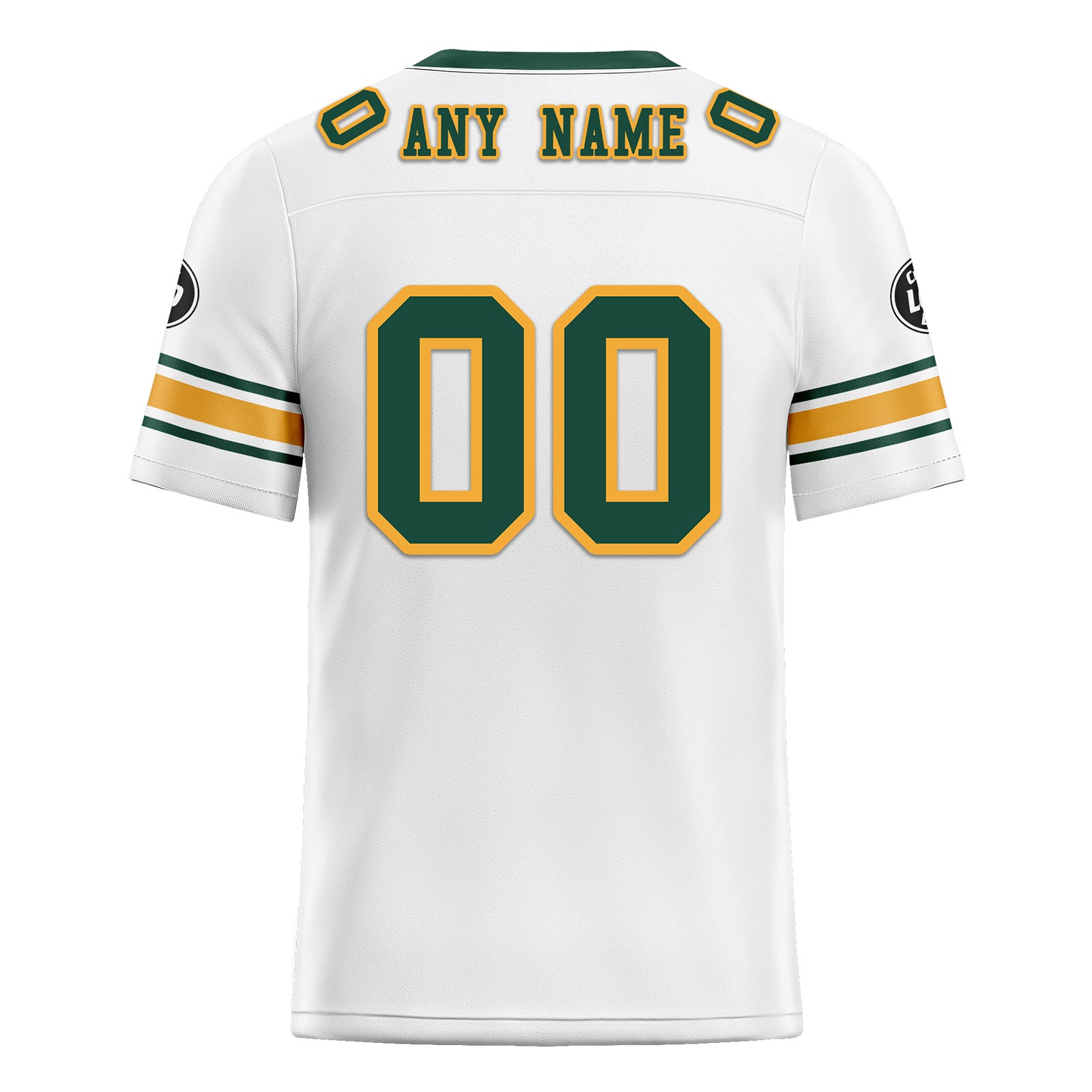 Custom White Green Wisconsin Personalized Authentic Football Jersey FBJ02-D020256-7