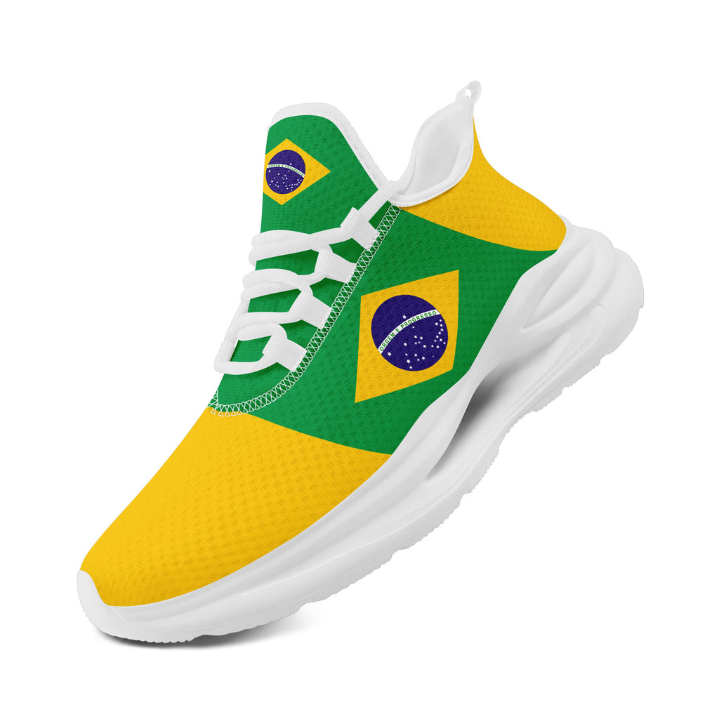 Custom 2026 World Cup Brazil Sneakers DIY Country Flag Running Shoes Lightweight Sport Shoes Gift for Football Fans Personalized Team Name and Logo FN079-F027049-2
