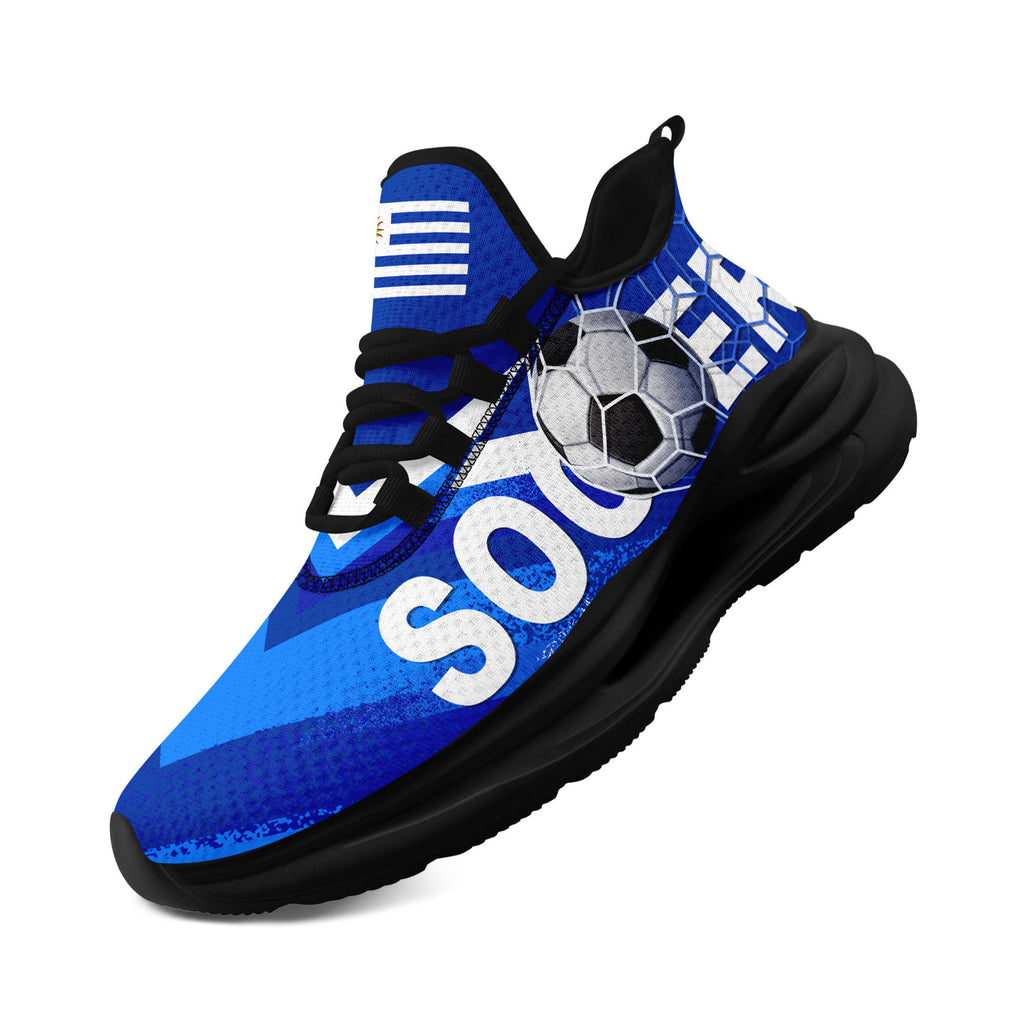 Custom Uruguay 2026 World Cup Sneakers DIY Country Flag Running Shoes Lightweight Sport Shoes Gift for Football Fans Personalized Team Name and Logo FN079-F009082-5
