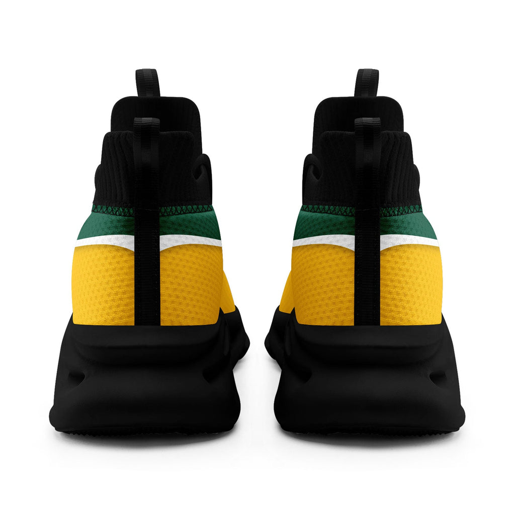 Custom Green Yellow Maxsoul Shoes Personalized Sneaker FN030A-E020011-23
