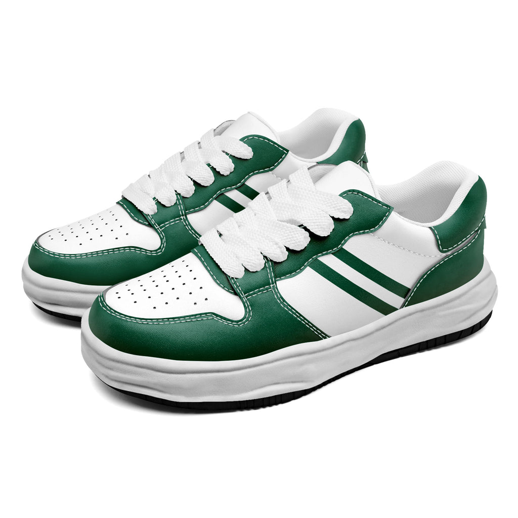 Custom Green White New York Shoes Personalized Sneaker FN032-D020389-28