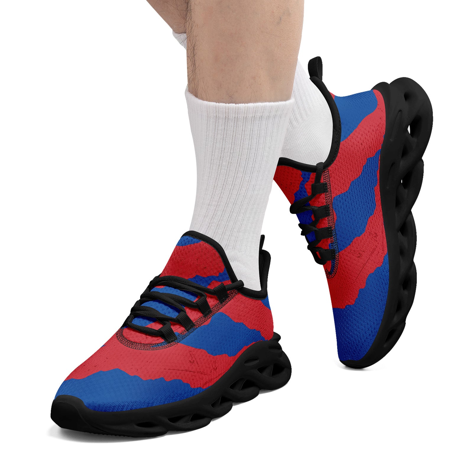 Custom South Korea 2026 World Cup Sneakers DIY Country Flag Running Shoes Lightweight Sport Shoes Gift for Football Fans Personalized Team Name and Logo FN003-F009130-1