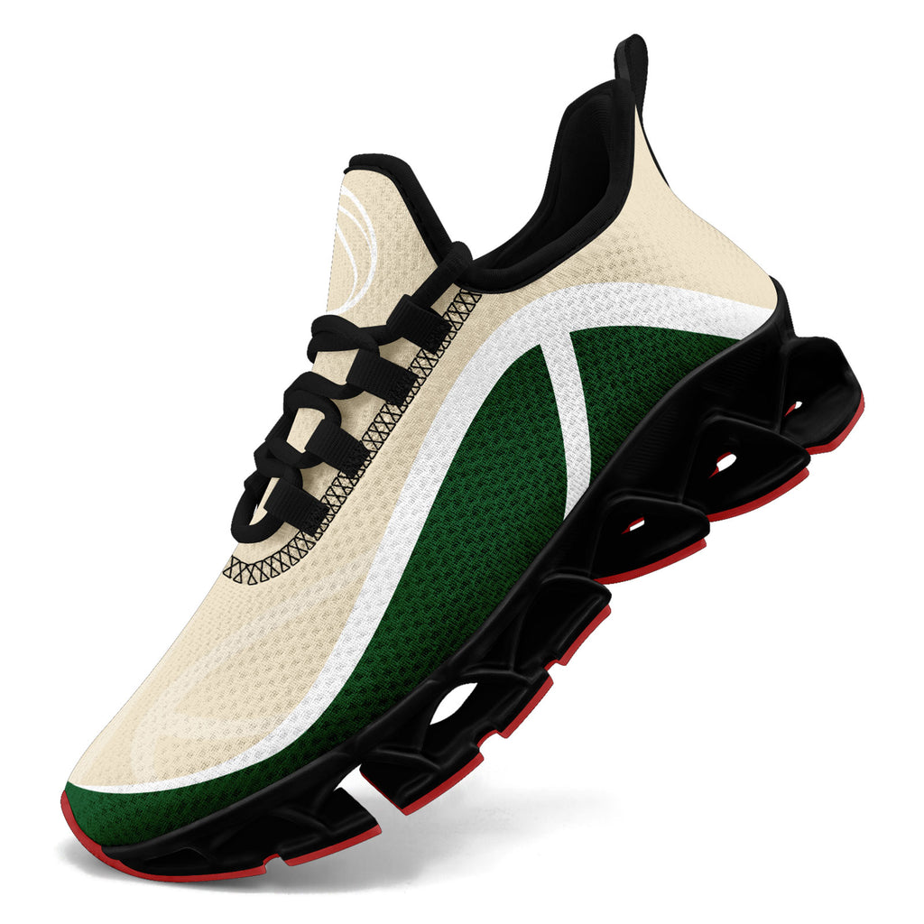 Custom Green Cream Maxsoul Shoes Personalized Sneaker FN003XD-D020391-14