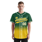 Custom Green Yellow Fade Fashion Personalized Authentic Baseball Jersey BSBJ01-D0a70ca