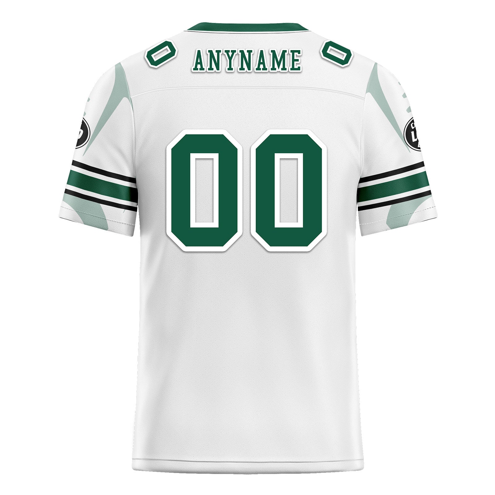 Custom White New York Personalized Authentic Football Jersey FBJ02-D025033-30