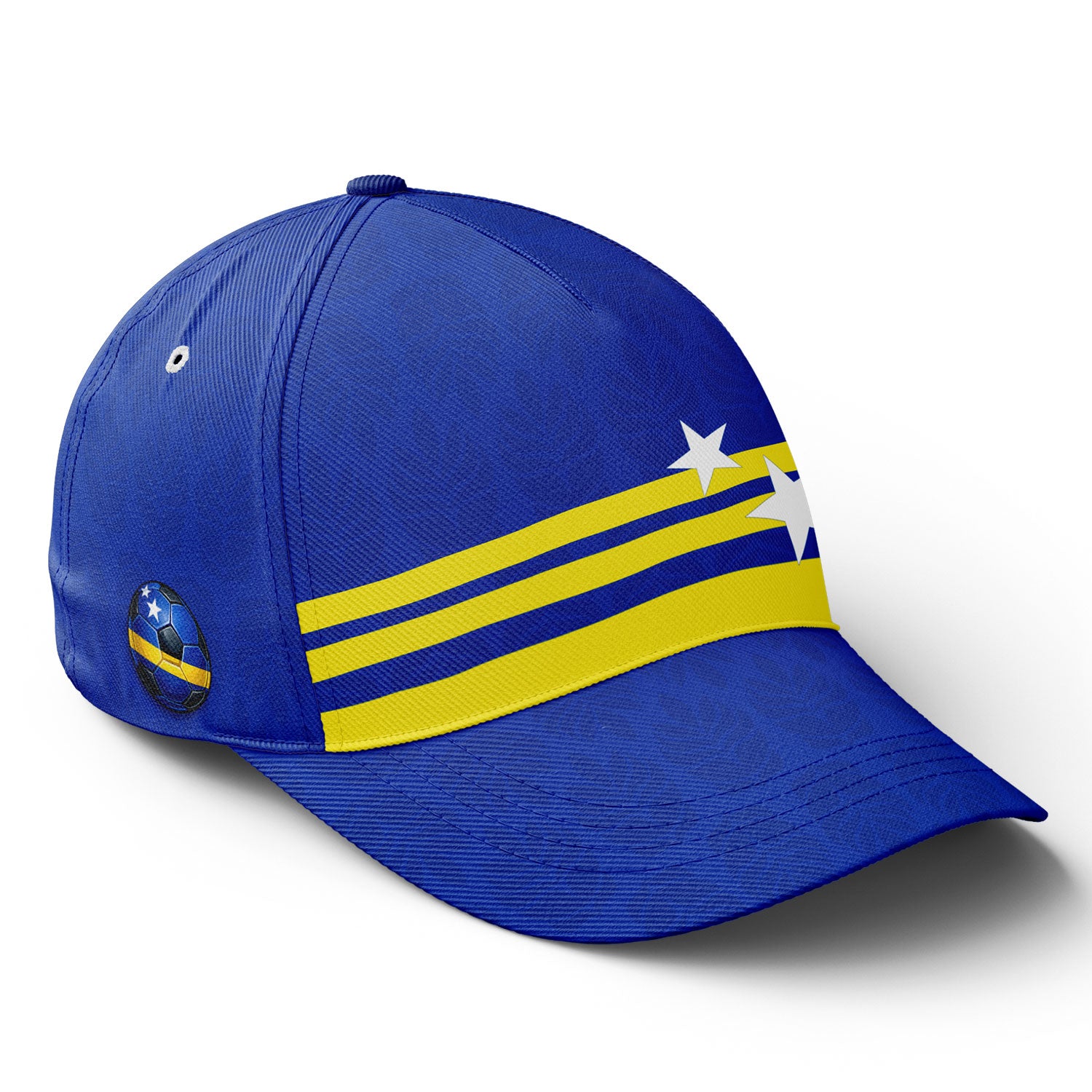Personalized 2026 Curaçao Soccer Fan Hat - Add Your Name & Design Custom 2026 Football Tournament Hat YW061-F025151-3