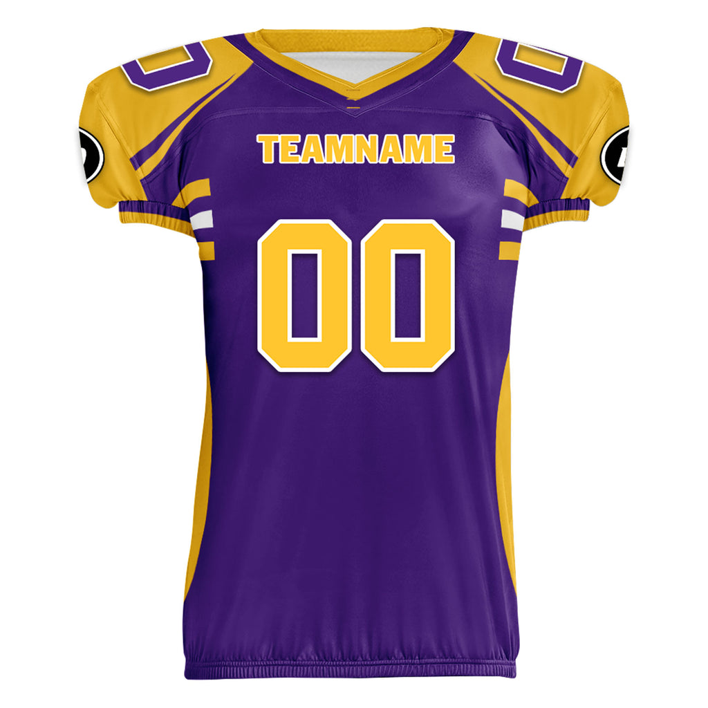 Custom Purple White Minnesota High-Performance American Football Jersey FBJ06-D023001-17