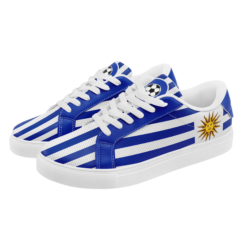 Custom Uruguay 2026 World Cup Sneakers DIY Country Flag Running Shoes Lightweight Sport Shoes Gift for Football Fans Personalized Team Name and Logo FN023-F009096-4