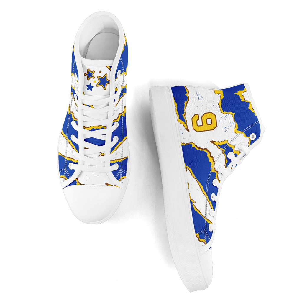 Custom Uruguay 2026 World Cup Sneakers DIY Country Flag Running Shoes Lightweight Sport Shoes Gift for Football Fans Personalized Team Name and Logo FN024-F009125-3