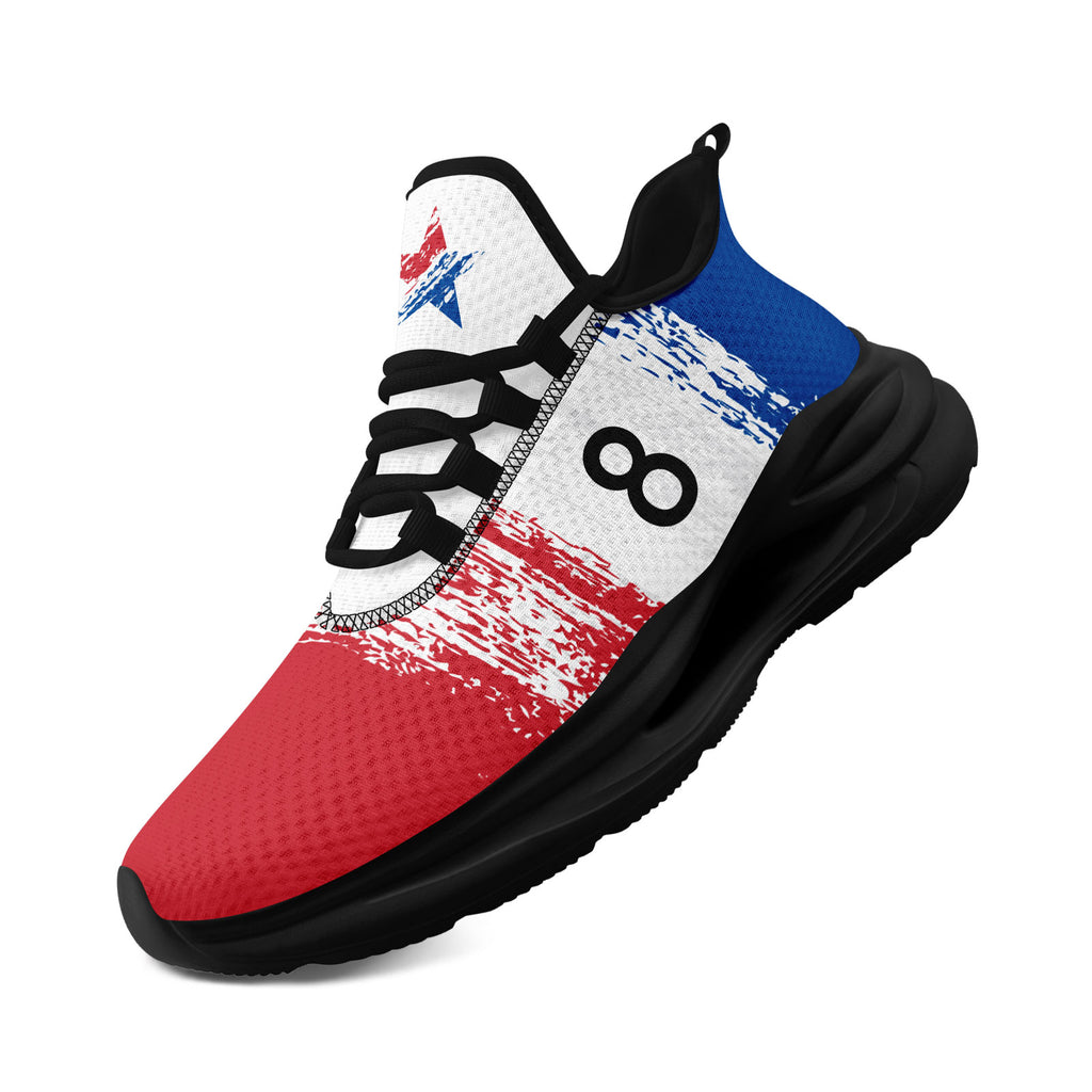 Custom South Korea 2026 World Cup Sneakers DIY Country Flag Running Shoes Lightweight Sport Shoes Gift for Football Fans Personalized Team Name and Logo FN079-F009118-9