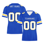 Custom Blue Classic Style Personalized Authentic Football Jersey FBJ02-bd0a70bb