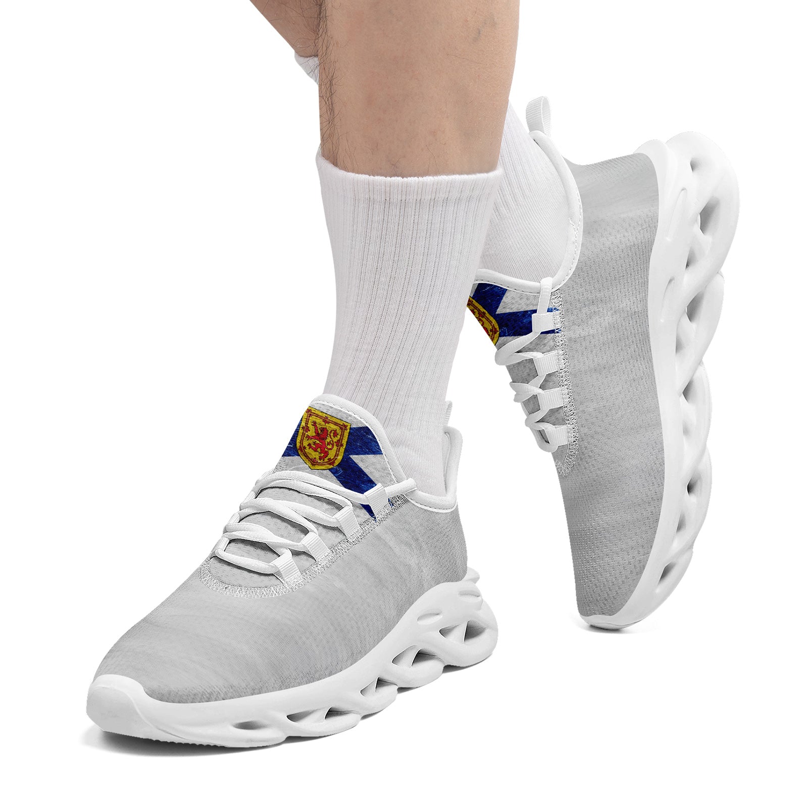 Custom Scotland 2026 World Cup Sneakers DIY Country Flag Running Shoes Lightweight Sport Shoes Gift for Football Fans Personalized Team Name and Logo FN003-F020027-3