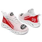 Custom Red White Jersey MaxSoul Shoes and Hat Combo Offer Personalized ZH-D0b009c-a