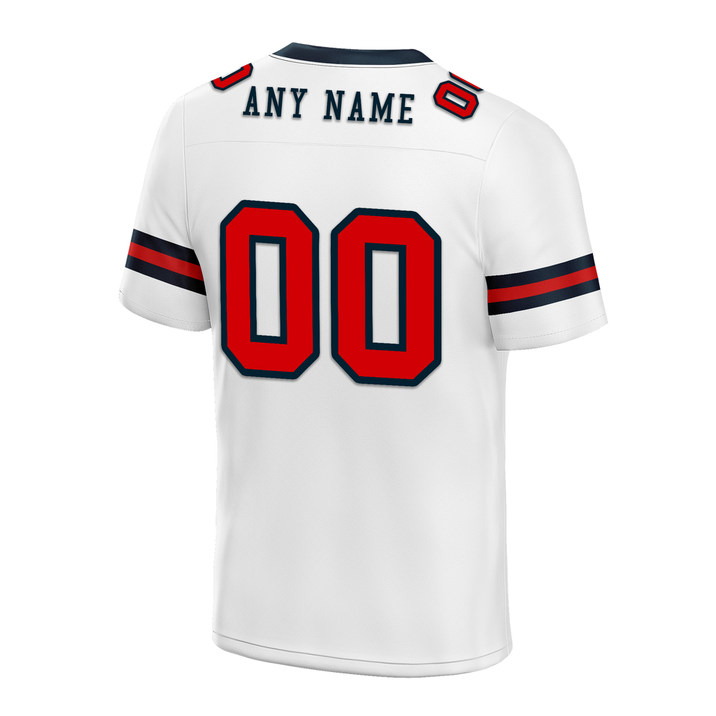 Custom White Classic Style Personalized Authentic Football Jersey FBJ02-bd0a70b7