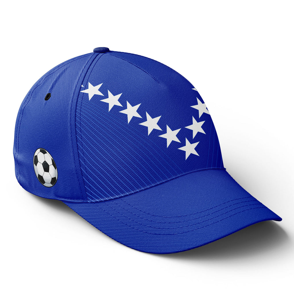 Personalized 2026 Curaçao Soccer Fan Hat - Add Your Name & Design Custom 2026 Football Tournament Hat YW061-F025151-5