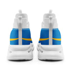 Custom Blue Los Angeles Football Jersey and Sports Shoes Combo Offer Personalized Combo ZH-D025008-24