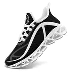 Custom Black White Maxsoul Shoes Personalized Sneaker FN003XD-D020391-15